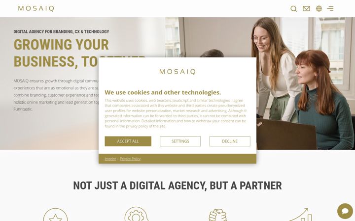 Zrzut ekranu mosaiq.com