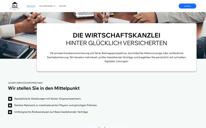 Screenshot of moser-wirtschaftskanzlei.de