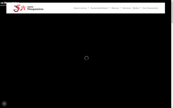 Screenshot of mosqueteiros.com