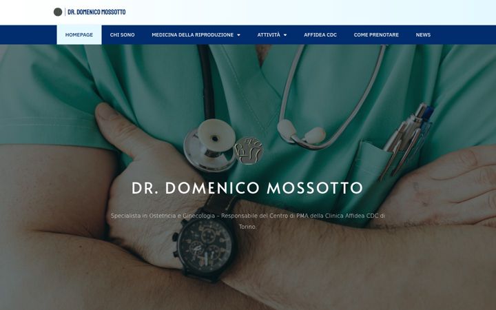 Screenshot του mossotto.it