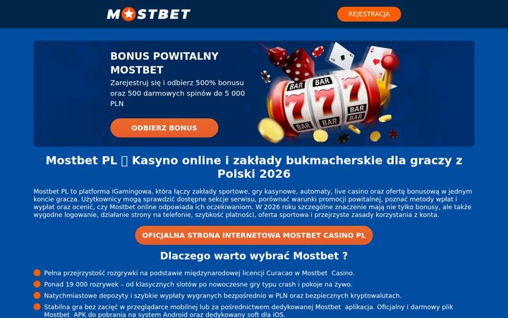 Screenshot of mostbets2026.ink