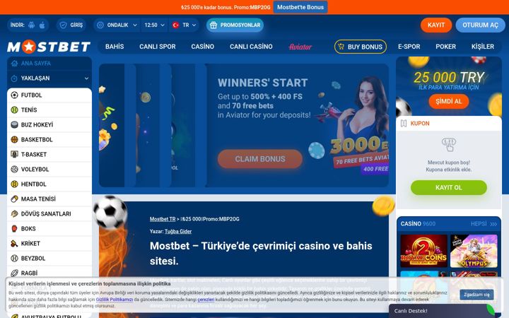 Screenshot of mostbettr.asia