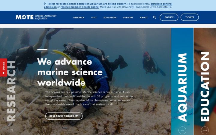 Screenshot of mote.org