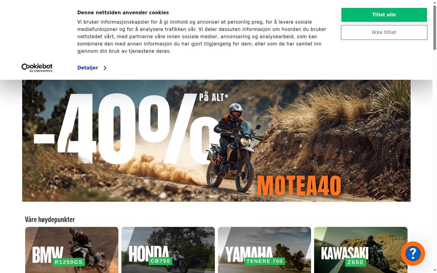 Ekrānuzņēmums ar piekrišanas baneri, kas tika rādīts pirms jebkādas mijiedarbības