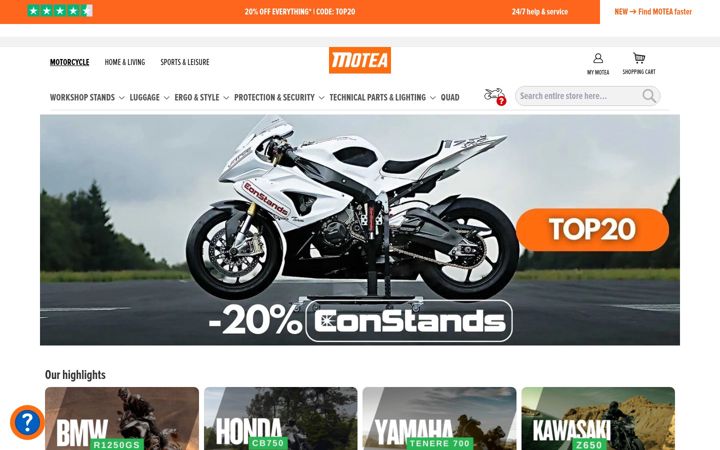Captură de ecran a motea.uk