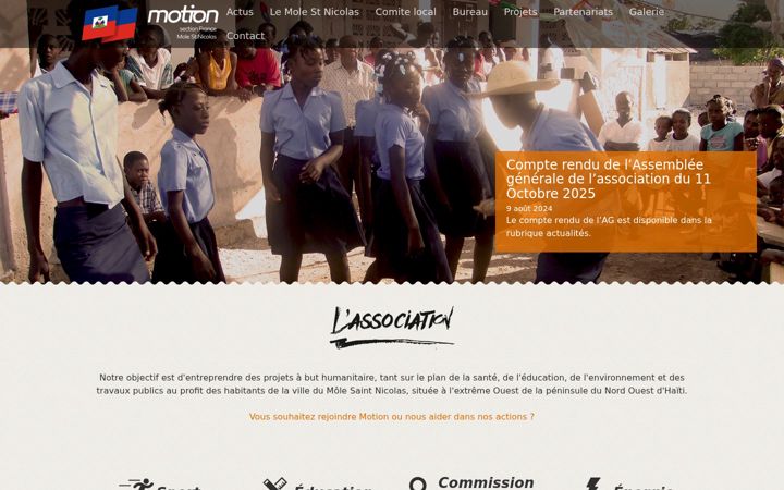 Screenshot von motionsectionfrance.fr