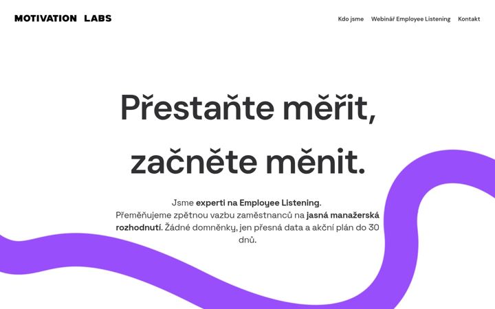 Screenshot of motivationlabs.cz