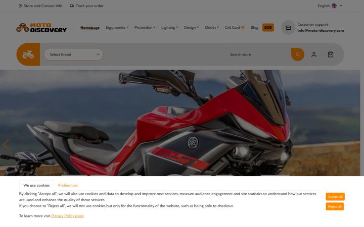 Screenshot of moto-discovery.com