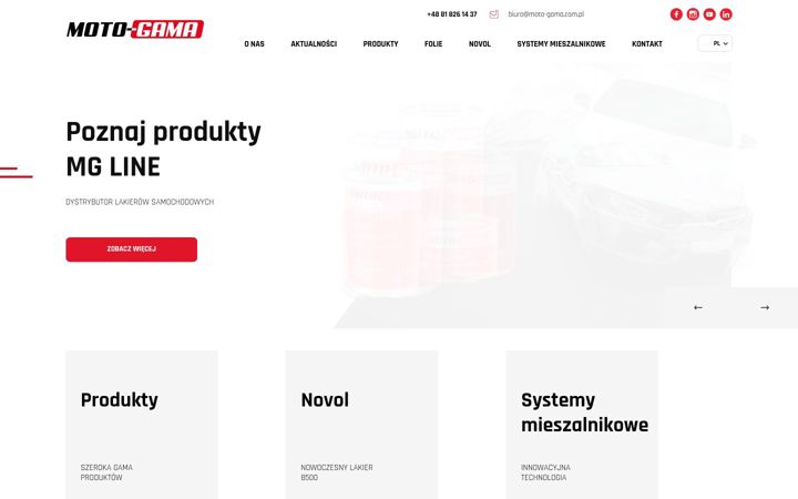 Screenshot of moto-gama.com.pl