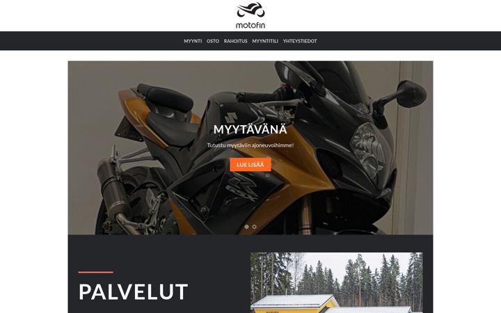 Ekraanipilt saidist motofin.fi