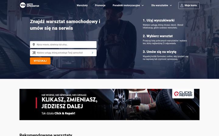 Screenshot von motointegrator.com