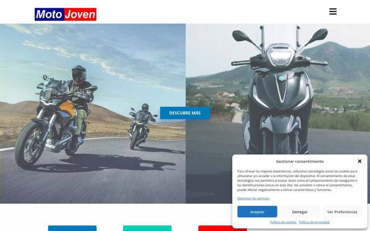 Zrzut ekranu motojovensevilla.es