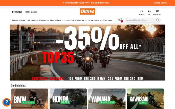 Ekrano kopija motojust.com