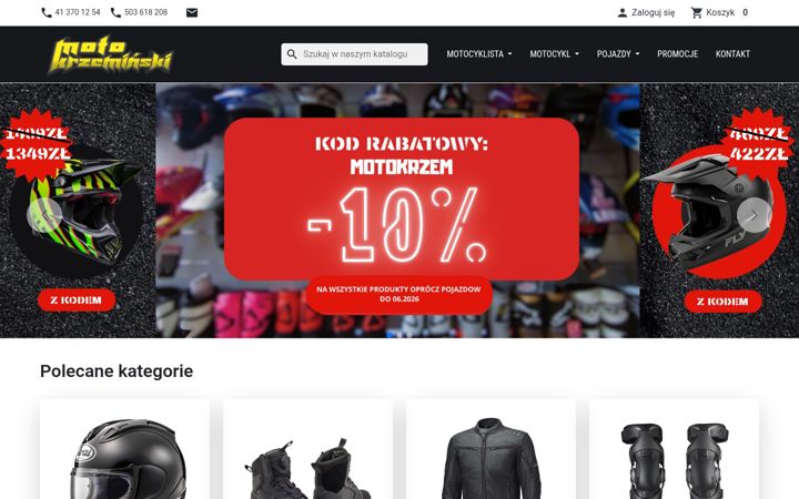 Screenshot di motokrzeminski.pl