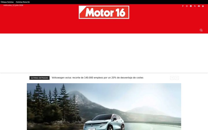 Screenshot of motor16.com