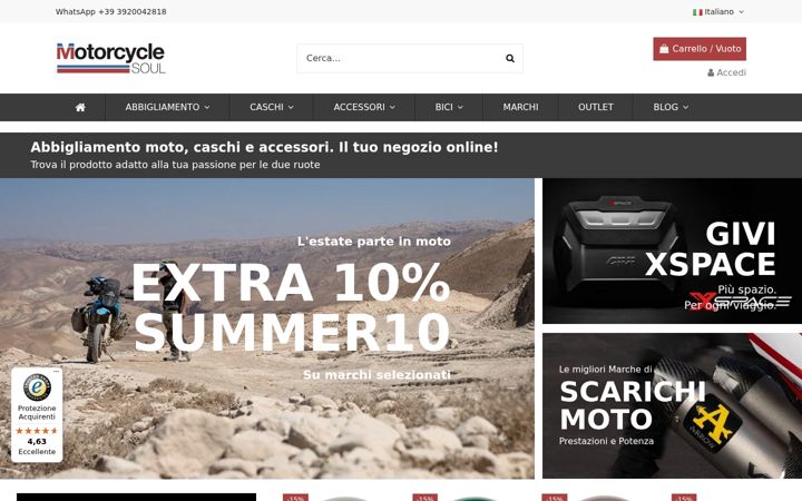 Screenshot of motorcycle-soul.com