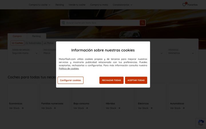 Screenshot of motorflash.com