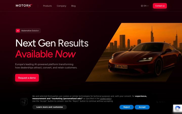 Screenshot of motork.net