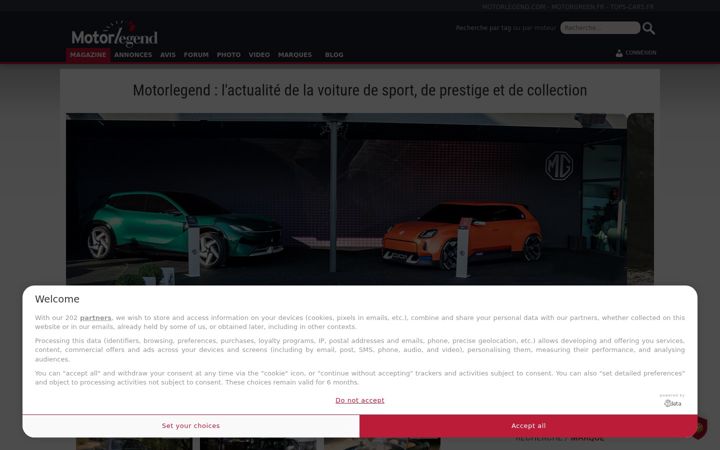 Screenshot of motorlegend.com