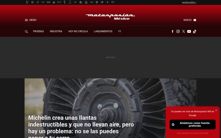 Screenshot of motorpasion.com.mx