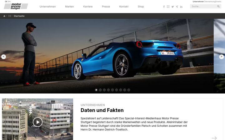 Screenshot of motorpresse.de
