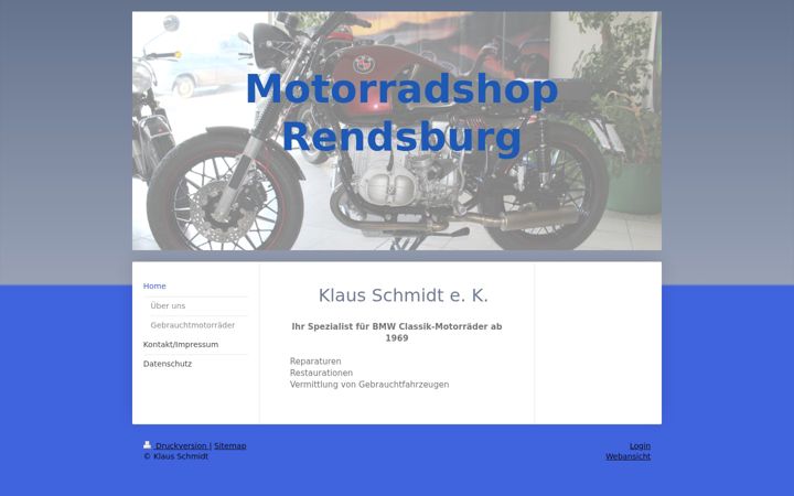 Screenshot of motorradshop-rendsburg.de