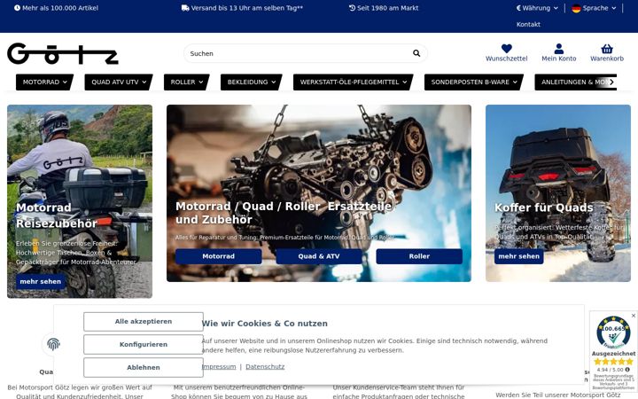 Screenshot of motorsportgoetz.com
