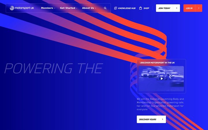 Screenshot of motorsportuk.org