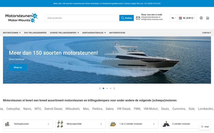 Screenshot of motorsteunen.nl