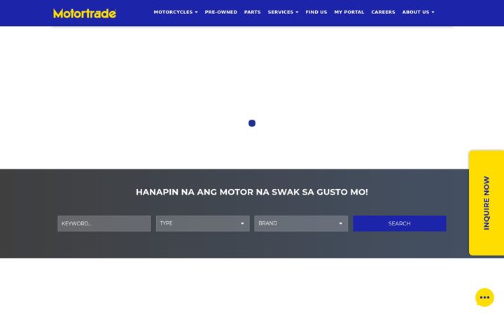 Screenshot of motortrade.com.ph