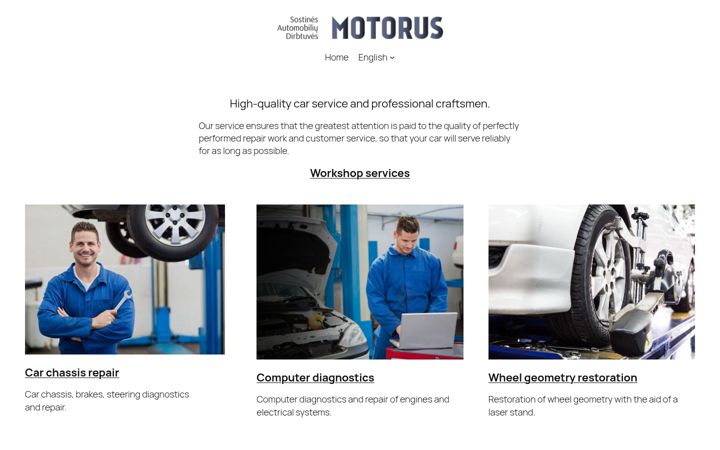 Screenshot of motorus.lt