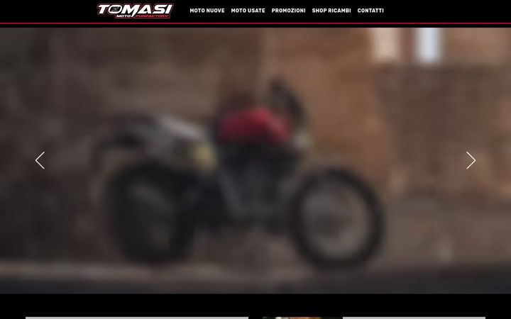 Screenshot of motosalonetomasi.it