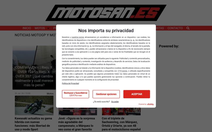 Screenshot of motosan.es