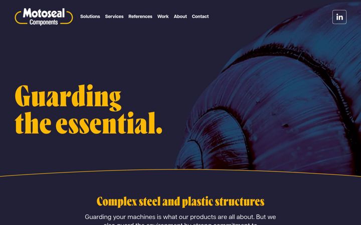 Screenshot stránky motoseal.fi