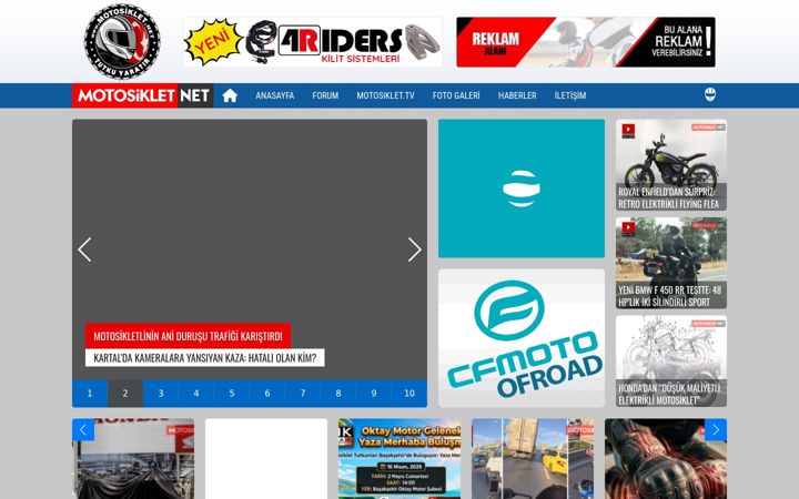 Screenshot of motosiklet.net