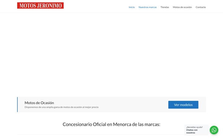 Screenshot von motosjeronimo.com