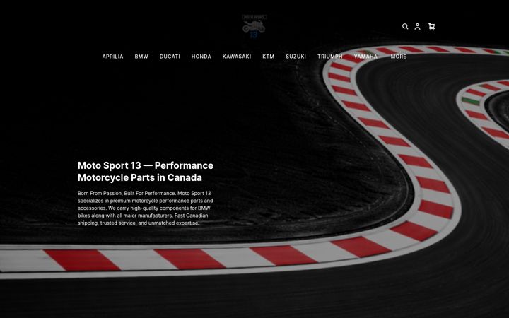 Ekrānuzņēmums no motosport13.com