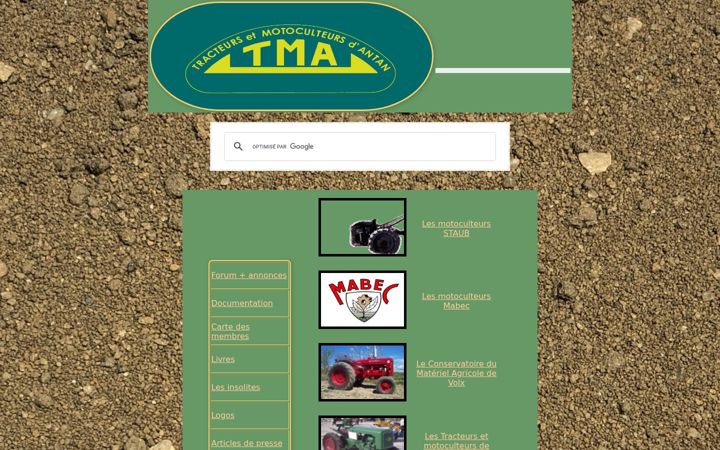 Screenshot of mototracteurs.com