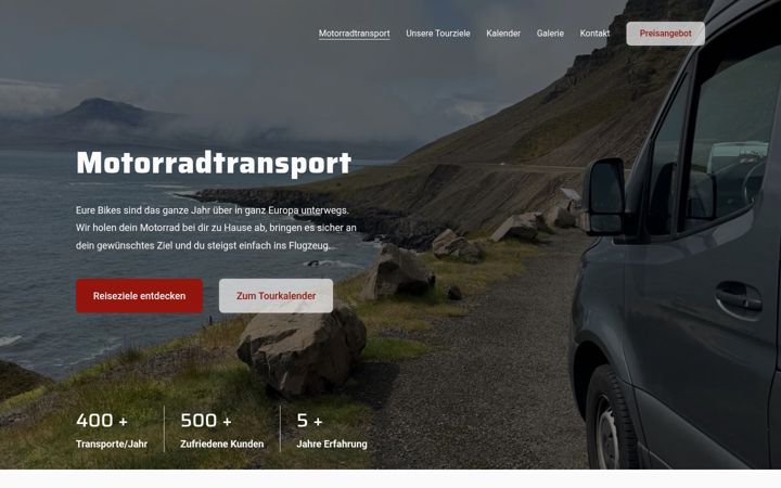 Screenshot of mototrans.at