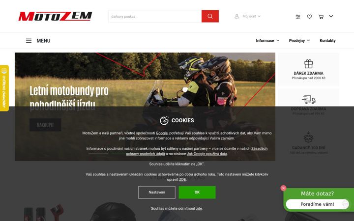 Screenshot of motozem.cz