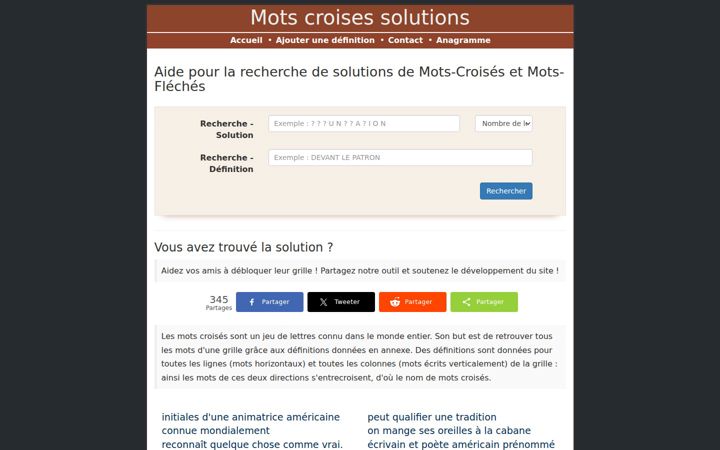 mots-croises-solutions.com