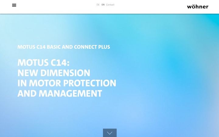 Screenshot of motus-c14.de