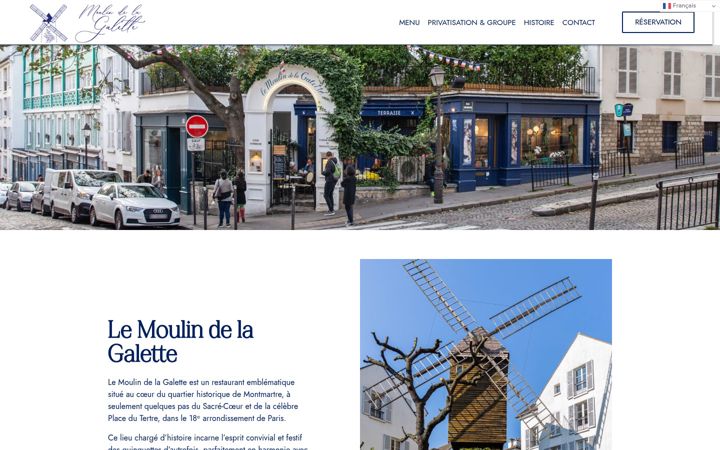 Screenshot of moulindelagaletteparis.com