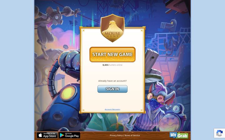 Screenshot of mousehuntgame.com