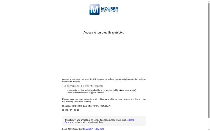 Screenshot of mouser.tw