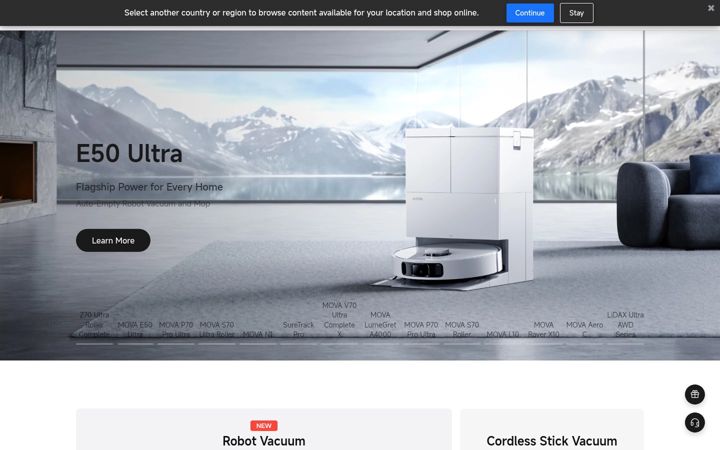 Screenshot of mova.tech