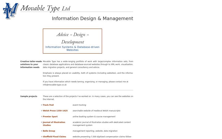 Screenshot of movable-type.co.uk