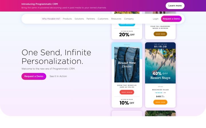 Screenshot του movableink.com