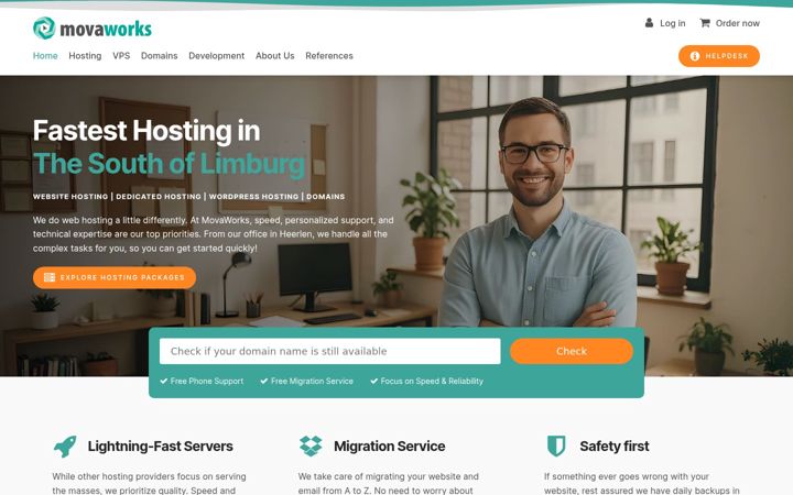 Screenshot of movaworks.com