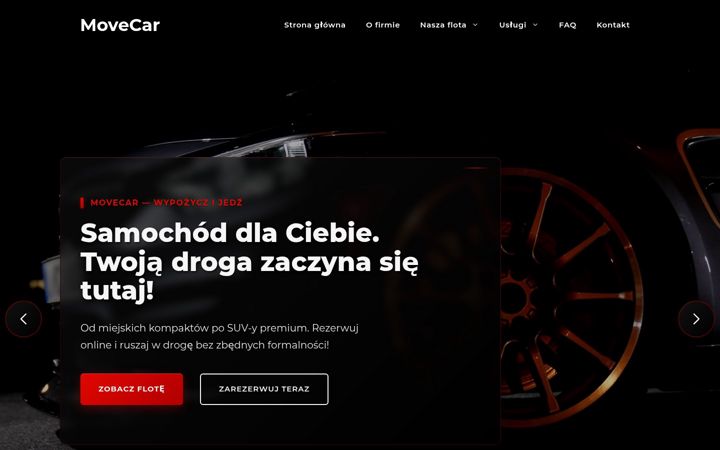 Screenshot von movecar.pl